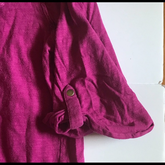 🛍 Lane Bryant 3/4 Sleeve Pink - Picture 2 of 3